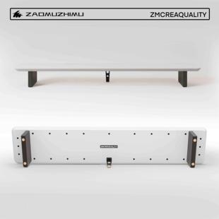 白色模块化显示器增高架 M11 新款 桌面收纳架 造木