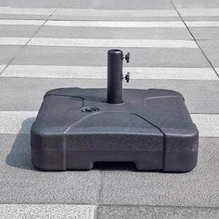 40kg充水底座户外遮阳伞伞座太阳伞座重型加厚塑料水箱