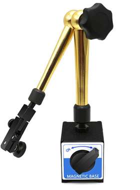 黄色机械大表座 万向表座 微调磁性表座百分表表座 杠杆百分表座