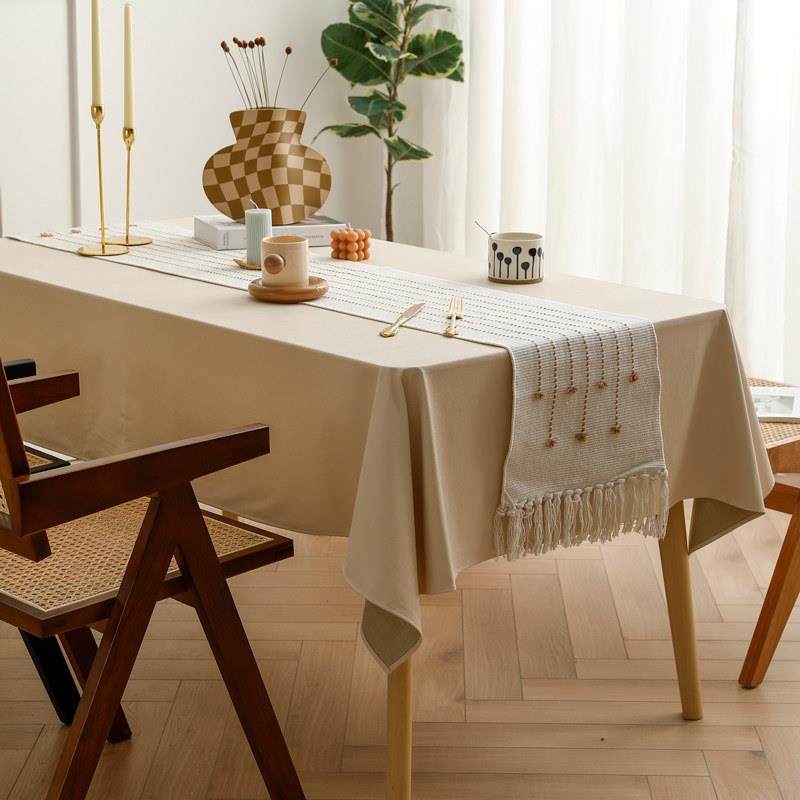 现代简约风餐桌电视柜桌旗北欧茶几装饰布长条轻奢五斗柜盖布床旗