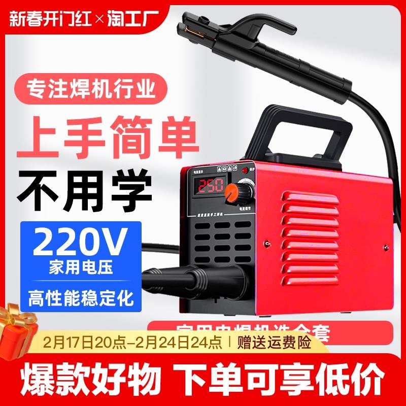 大焊250小型电焊机家用220v迷你315手提400两相直流焊机无气便携