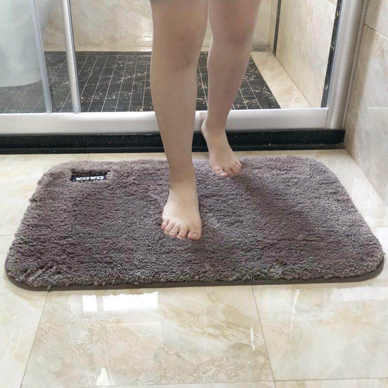 大达地垫门垫进门垫子防滑垫长毛绒吸水浴室垫化妆室卧室床边毯