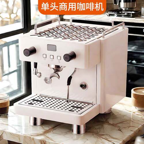 商用咖啡机大型半全自动意式咖啡萃取机单双头奶茶咖啡店厂家直销
