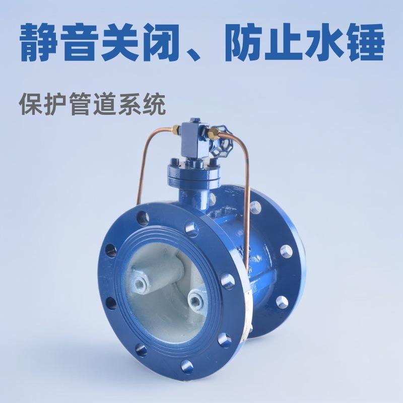 HH49X-16HH48X铸钢消声缓闭止回阀防回流防水锤蝶式DN100