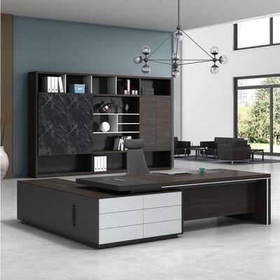 老板桌总裁桌简约现代大班台办公桌老板桌椅组合单人经理桌主管桌