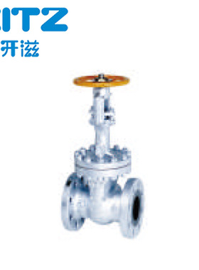 日本KITZ北泽开滋原装正品手动碳钢法兰闸阀300SCLS