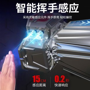 户外灯矿灯超长续航手电筒 头灯强光远射可充电防水超亮头戴F式