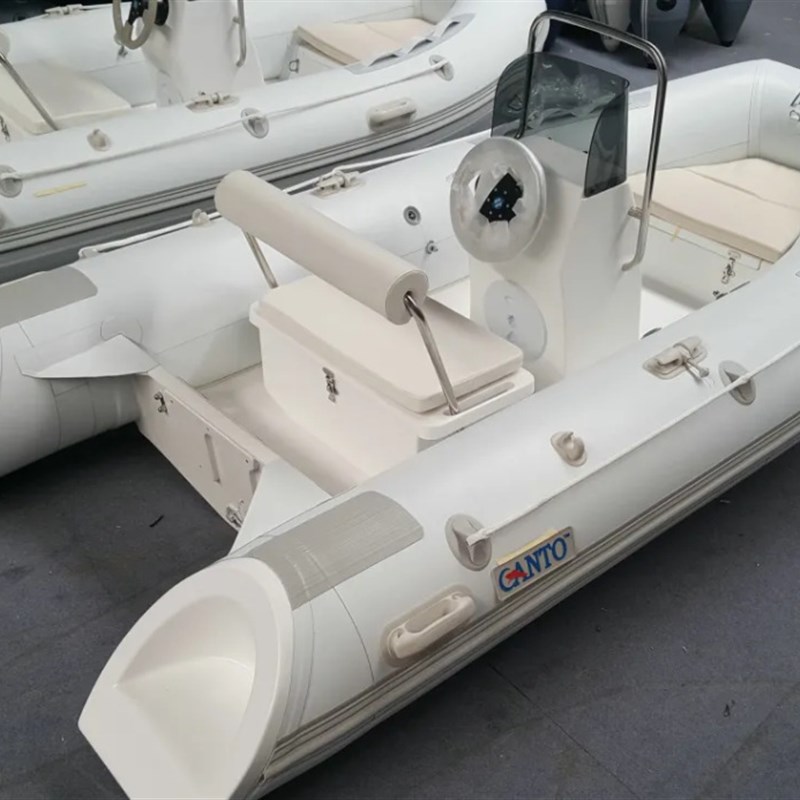 海迈3.6米玻璃钢底充气艇 硬底PVC橡皮艇 海钓船 休闲运动船