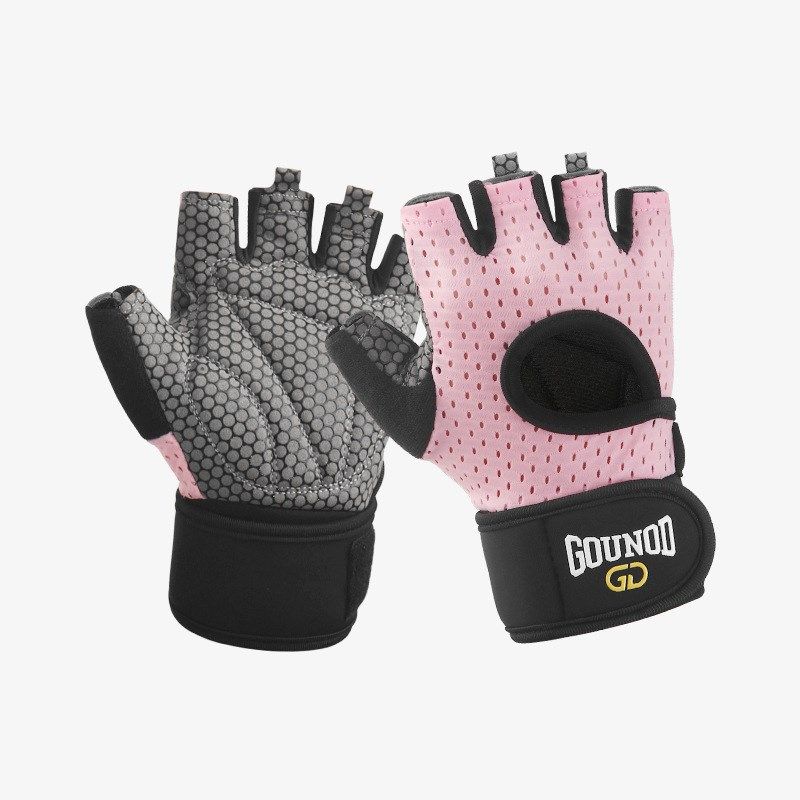 运动健身手套器械单杠引体向上训练防扭伤防滑防起茧女士半指护腕,居家日用,防护手套,淘宝优惠券,粉丝福利购,淘宝优惠卷