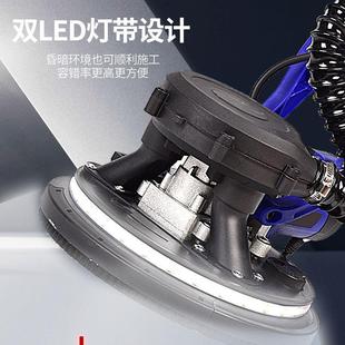 墙面无刷打磨机砂纸腻子墙机超轻无刷电动小型无尘带吸尘器砂纸机
