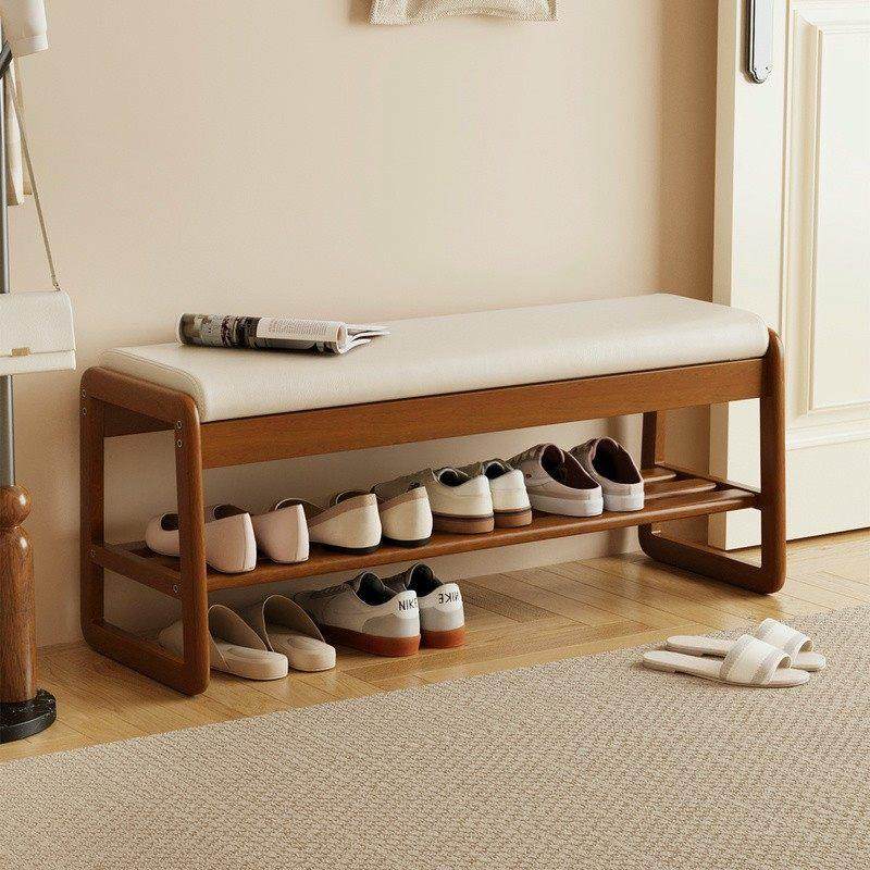 实木换鞋凳家用门口入户穿鞋凳鞋柜一体可坐式软包鞋架进门长条凳,住宅家具,换鞋凳,淘宝优惠券,粉丝福利购,淘宝优惠卷