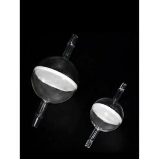 砂芯滤球30/60/80/100/120/150mm玻璃球形洗气管砂芯过滤器可定制