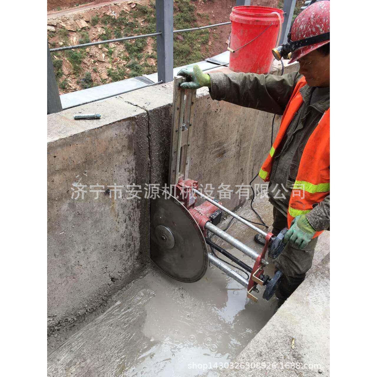 菏泽混凝土墙壁切割机大功率电动切墙机门窗洞墙体切割机图片