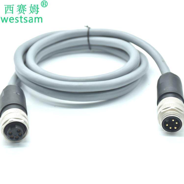 M237/8”-16UN防水公母连接器带线注塑成型3P/4P/5P/6P