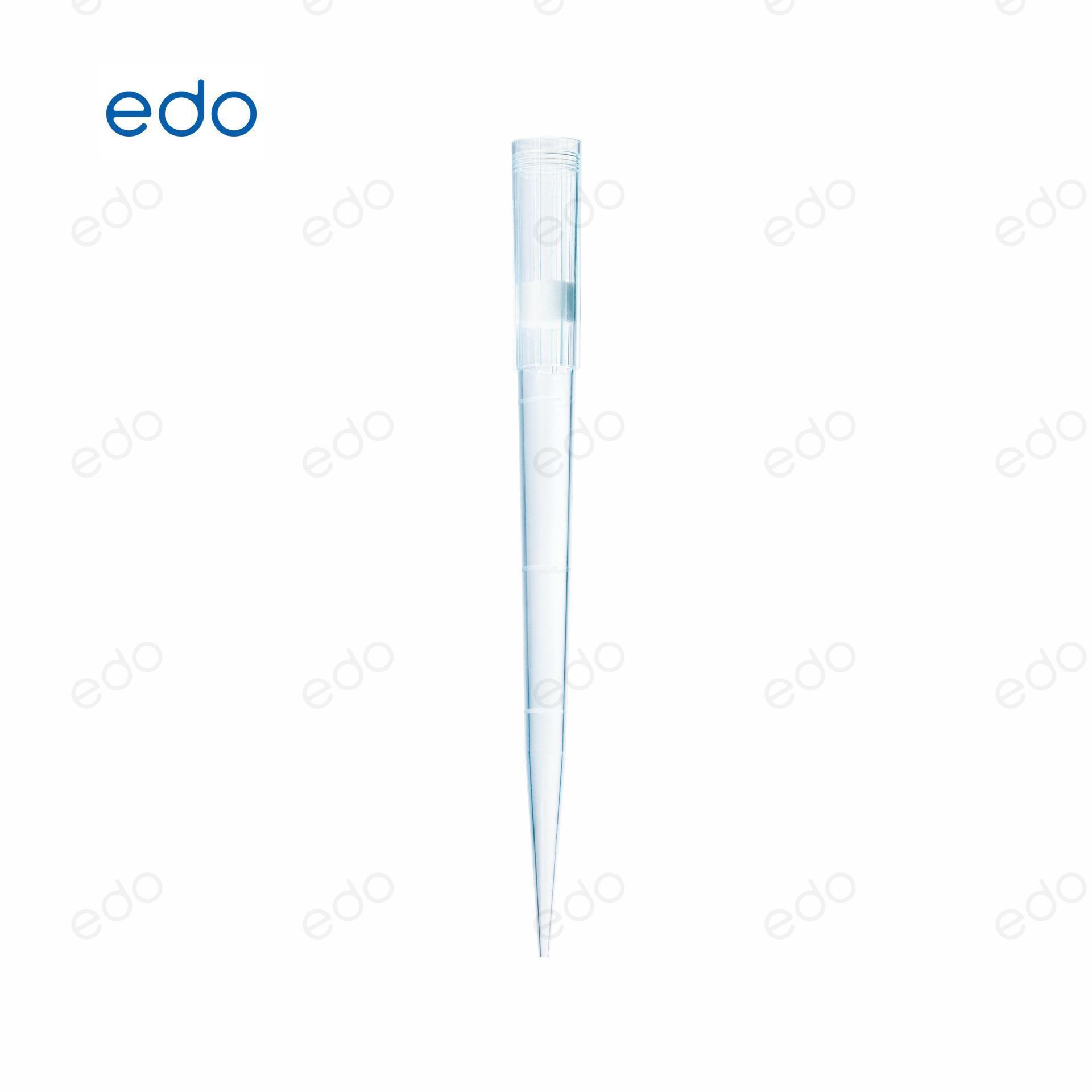 EDO1000μl移液器吸头1000ul盒装移液滤芯枪头蓝色无酶