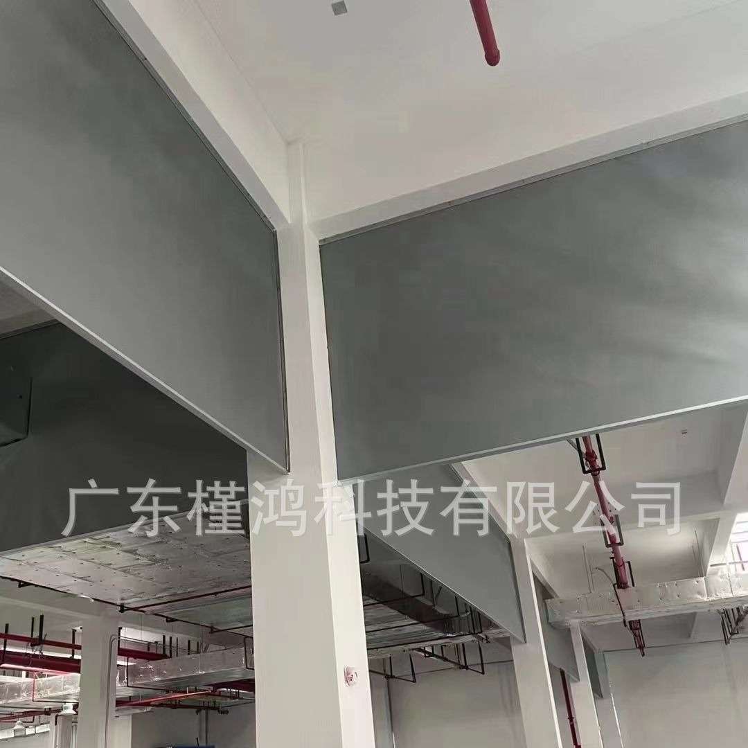 固定挡烟垂壁玻璃纤维防火布办公室商场工厂直销固定式挡烟耐高温