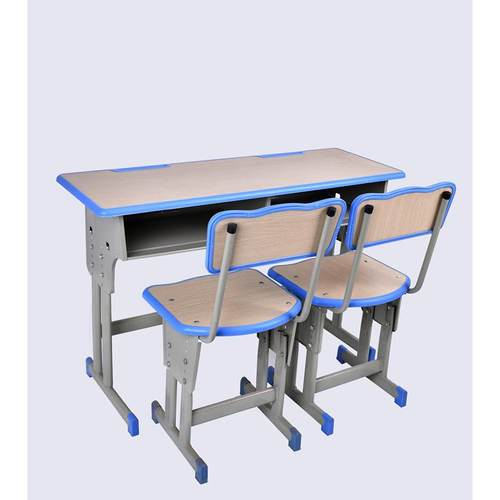 家用学习写字桌学校辅导班补习中小学生课桌椅单双人培训桌椅