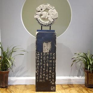 大号底座创意家居展示柱转角橱窗装饰台柱书法摆件流水底座场景