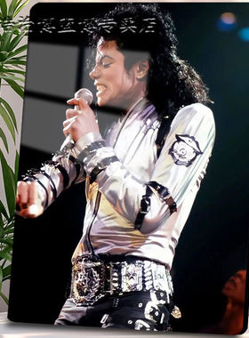 音乐传奇MichaelJackson相框客厅卧室桌面方形摆件高级家居装饰画