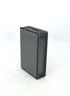 供应塑料物流箱 600-147灰色物流箱 零部件物流箱 仓库周转物流箱