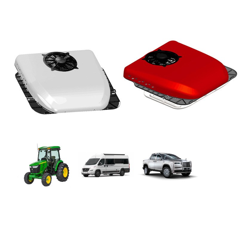 新能源货车顶置空调一体机 车载制冷电动空调24V卡车改装驻车空调