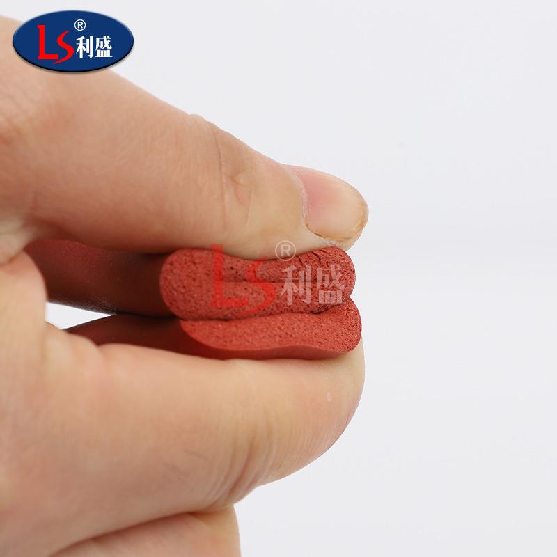 厂家保温防滑硅胶发泡管 耐高温异型橡胶发泡阻燃硅胶发泡管