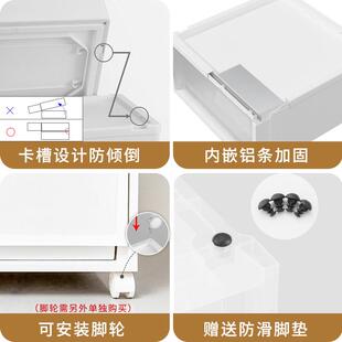 fits收纳箱组合式抽屉收纳盒柜FC50家用衣服收纳柜整理箱