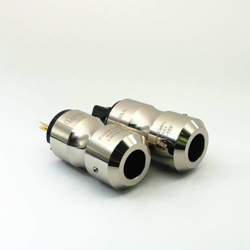 奇力K佬发烧hifi音响电源线美标铜插头接头电源尾插铝合金外壳