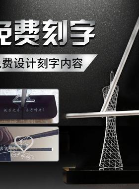 永动机混沌摆钢铁侠创意摆件桌面摆件商务摆件反重力装饰品礼品