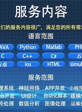 matlab代编程序Python神经网络深度机器学习通信仿真算法模型求解