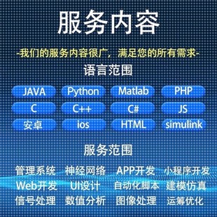 matlab代编程序Python神经网络深度机器学习通信仿真算法模型求解