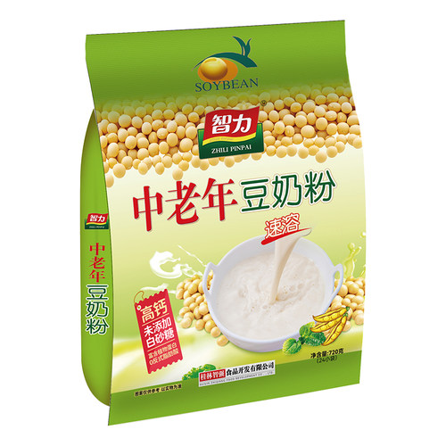 智力高钙型豆奶粉720g中老年豆浆
