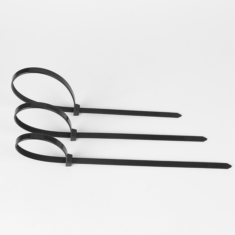 黑色尼龙扎带8*300mm宽7.6mm自锁式G大号勒死狗一拉得塑料8x300mm