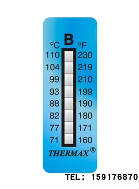 英国TMC THERMAX温度美八格D(160-199C)(320-390F)热敏试纸