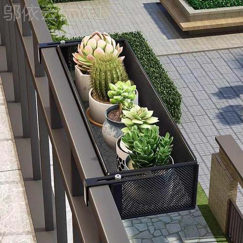 置窗台物架窗边悬挂式花架阳台花架子室内多花DCT盆架铁杆艺肉栏