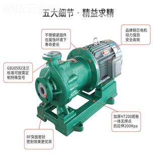 衬氟全氟磁力 5XPI江南厂M家ID6 145型耐腐微蚀泵 钠盐打料泵