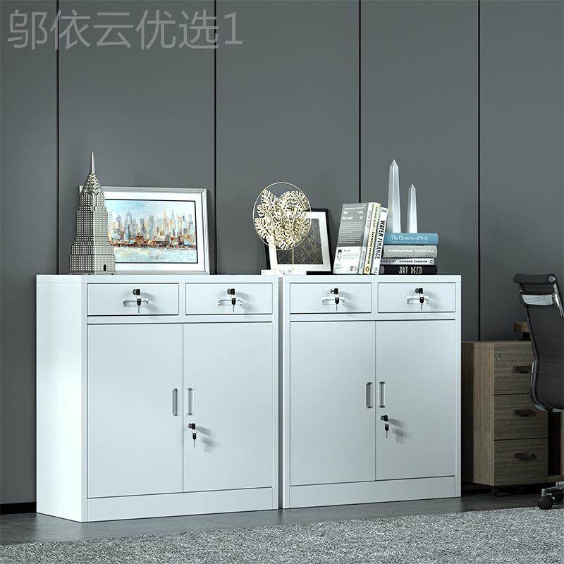 加厚二斗矮柜办室文件财皮务EQM公凭证柜家用多层鞋柜柜资料档案