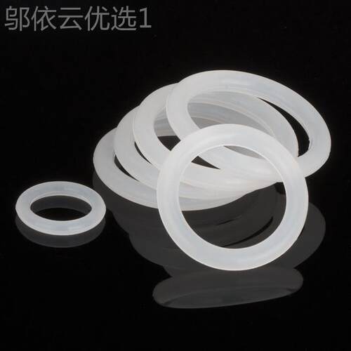 硅胶O型圈白色圈 封耐高温防水密圈水龙头橡胶 SVQ弹性好圆形垫漏