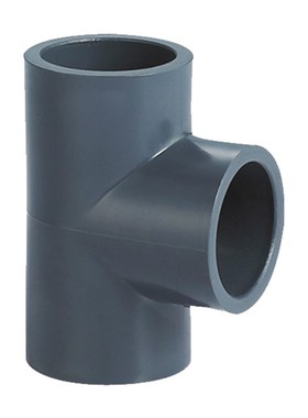 三通 灰色给水三通 UPVC三通 50mm DN40 1寸半