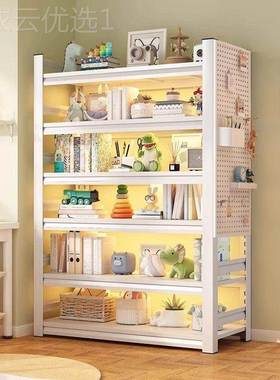 书制架钢多书桌改造免打孔落地层靠墙置架可调节收82044纳架铁物