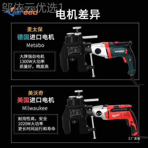 耐锐德C型外夹管圆管道坡口机电动式倒角机不PXD锈吾钢磨口机进口