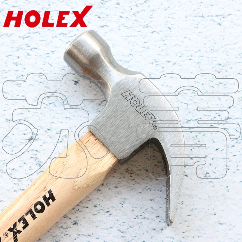 德国霍夫曼HOLEX 木工独角锤  核桃木柄羊角锤 220g  450g  680g