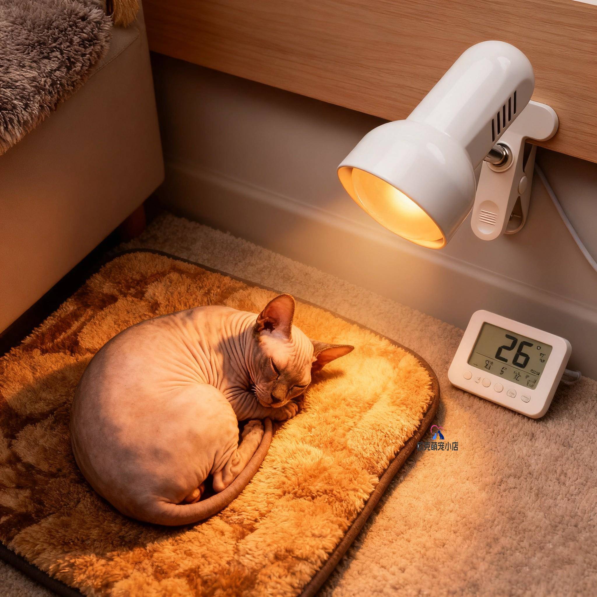 猫咪专用取暖灯恒温保温灯宠物暖灯小太阳加热灯户外电加热照暖灯