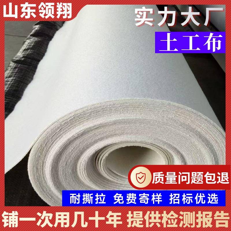 hdpe复合土工膜鱼塘鱼池防渗防水膜布河道黑色塑料膜两布一布一膜