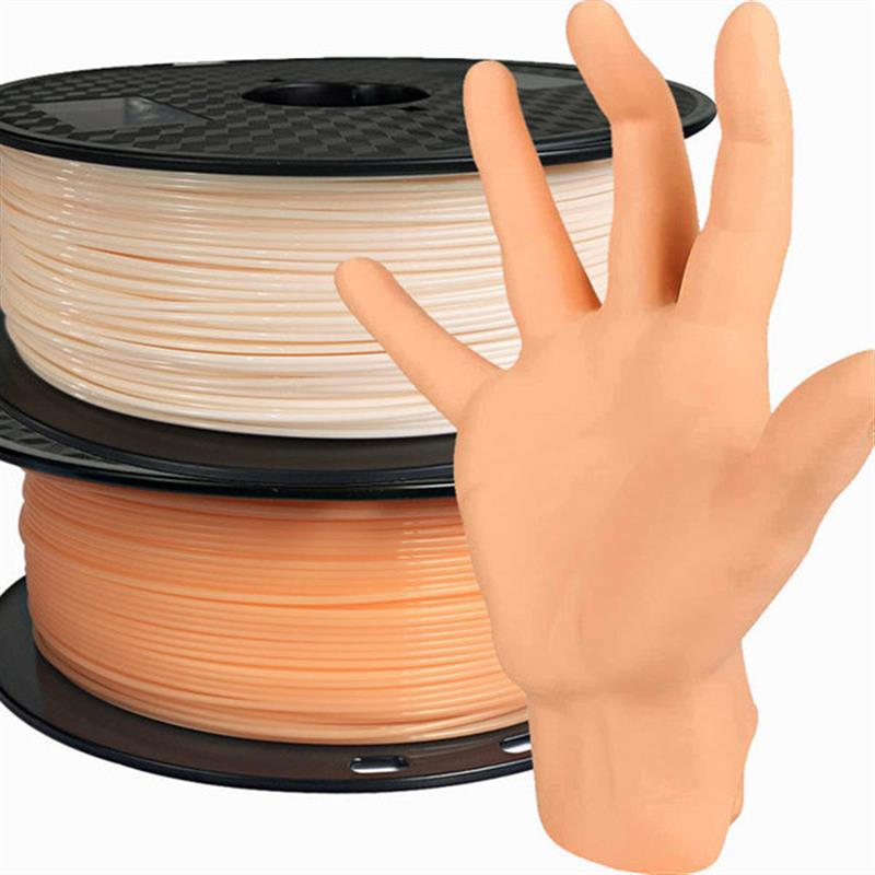 3d打印耗材肉色PLA皮肤色耗材1.75mm线材1KG材料仿肌肤色3D打印丝