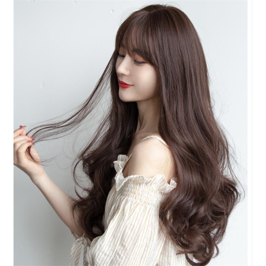 大波浪假发女 全头套式女式长发自然全头长卷发假头套