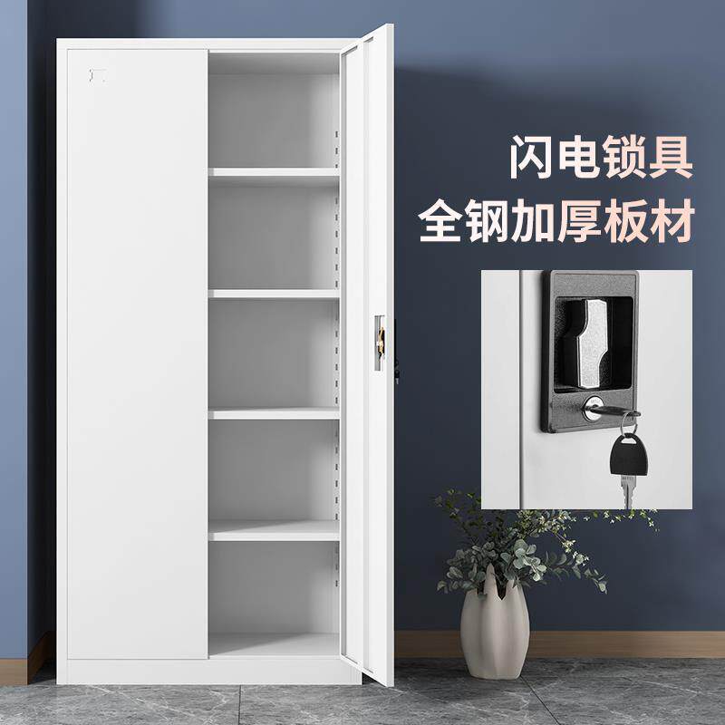 装文件柜书柜闪电锁加厚凭证钢柜办公室KL-03432档案铁柜皮橱拆厂