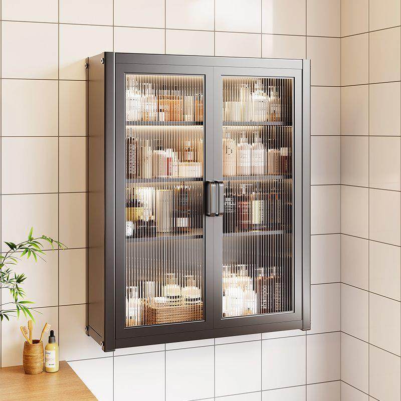 卫生间壁柜化妆品收纳置物洗漱台桶上EQB方马免柜多功能打孔吊收