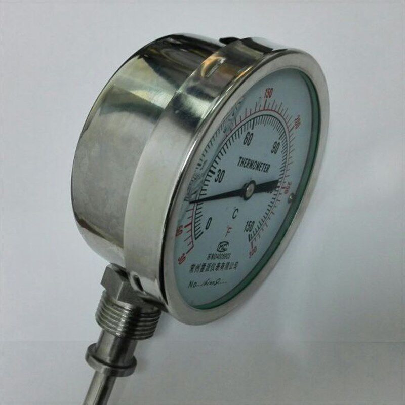 雷派 THERMOMETER 不锈钢耐震双金属温度计 wssn-411bf 0~150