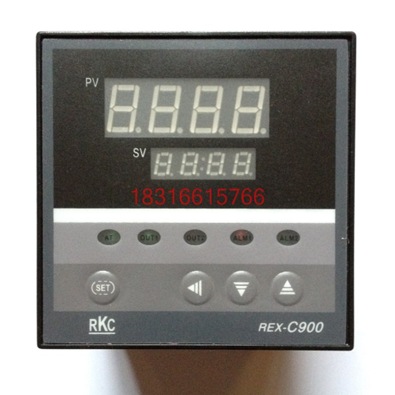 RKC智能数显温度控制器REX-C900-FK06-M*A温控仪温控器K 0-1300度